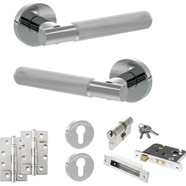 Senza Pari Rosarno Door Handle Pack (Euro Lock Set)