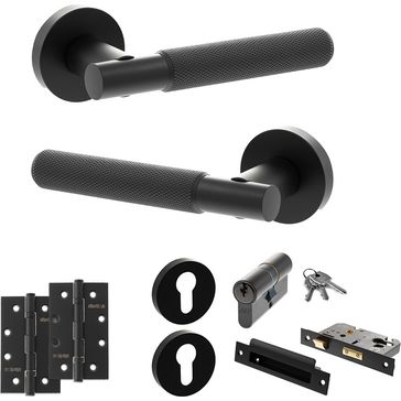 Senza Pari Rosarno Door Handle Pack (Euro Lock Set)