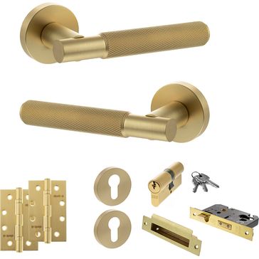 Senza Pari Rosarno Door Handle Pack (Euro Lock Set)
