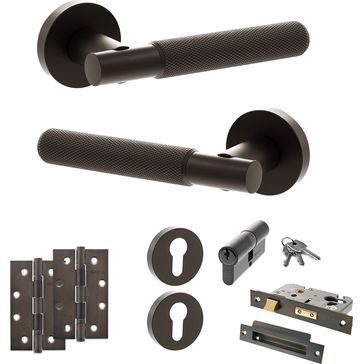 Senza Pari Rosarno Door Handle Pack (Euro Lock Set)