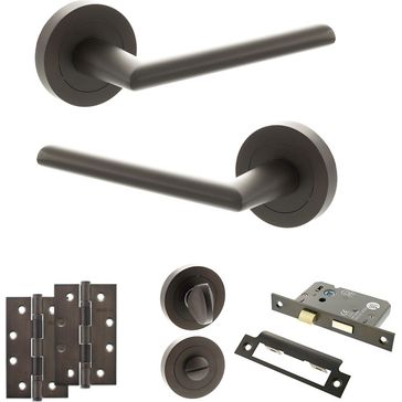 STATUS Alabama Door Handle Pack (Bathroom Set)