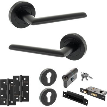 STATUS Alabama Door Handle Pack (Euro Lock Set)