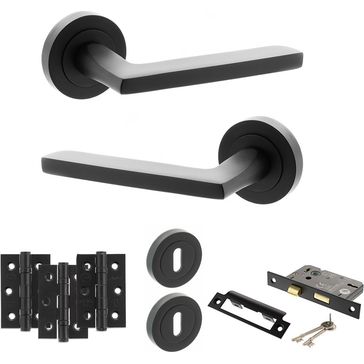 STATUS Alaska Door Handle Pack (3 Lever Lock Set)