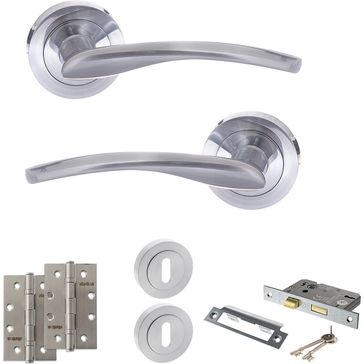 STATUS Arizona Door Handle Pack (3 Lever Lock Set)