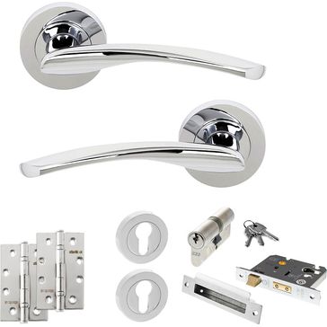 STATUS Arizona Door Handle Pack (Euro Lock Set)
