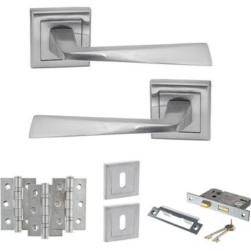 STATUS California Door Handle Pack (3 Lever Lock Set) alternative