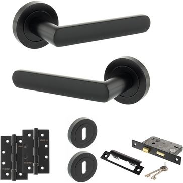 STATUS Carolina Door Handle Pack (3 Lever Lock Set)