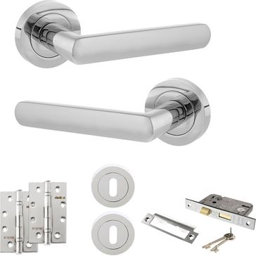 STATUS Carolina Door Handle Pack (3 Lever Lock Set)