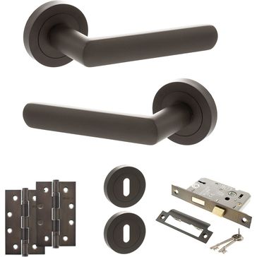 STATUS Carolina Door Handle Pack (3 Lever Lock Set)