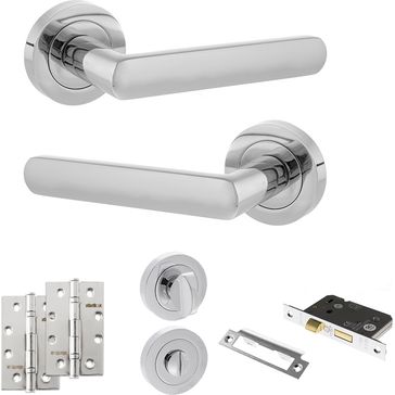 STATUS Carolina Door Handle Pack (Bathroom Set)