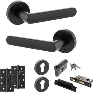 STATUS Carolina Door Handle Pack (Euro Lock Set)