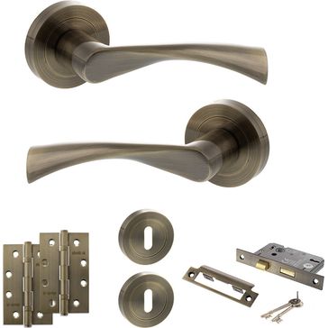 STATUS Colorado Door Handle Pack (3 Lever Lock Set)
