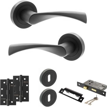 STATUS Colorado Door Handle Pack (3 Lever Lock Set)