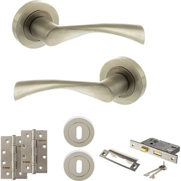 STATUS Colorado Door Handle Pack (3 Lever Lock Set)