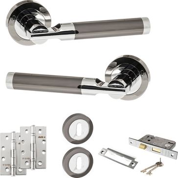 STATUS Dakota Door Handle Pack (3 Lever Lock Set)