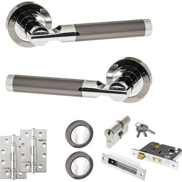 STATUS Dakota Door Handle Pack (Euro Lock Set)