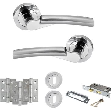 STATUS Florida Door Handle Pack (3 Lever Lock Set) alternative