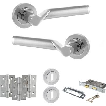 STATUS Hawaii Door Handle Pack (3 Lever Lock Set) alternative