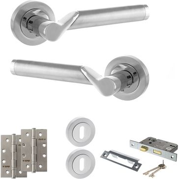 STATUS Hawaii Door Handle Pack (3 Lever Lock Set)