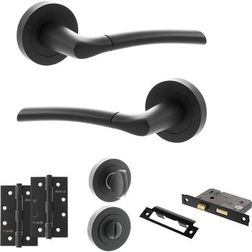 STATUS Indiana Door Handle Pack (Bathroom Set)