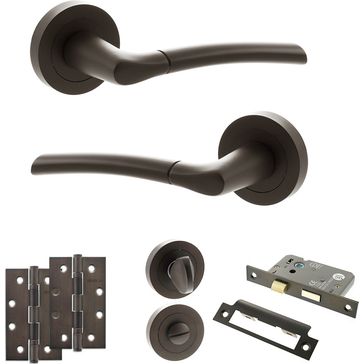 STATUS Indiana Door Handle Pack (Bathroom Set)