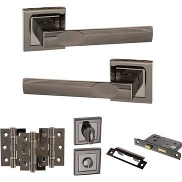 STATUS Kansas Door Handle Pack (Bathroom Set)