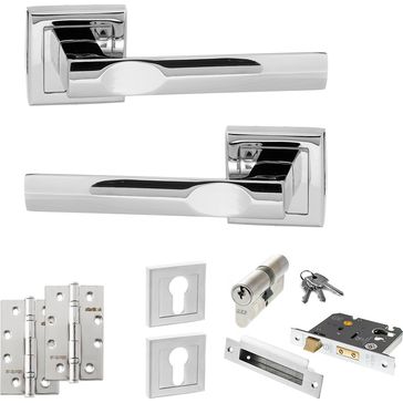 STATUS Kansas Door Handle Pack (Euro Lock Set)