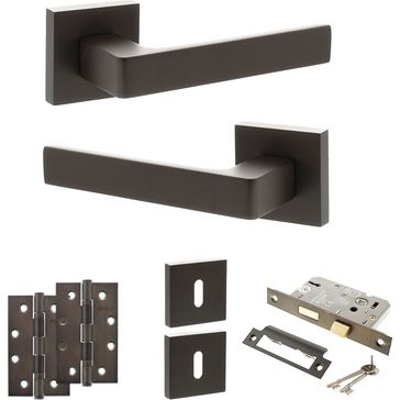 STATUS Montana Door Handle Pack (3 Lever Lock Set)