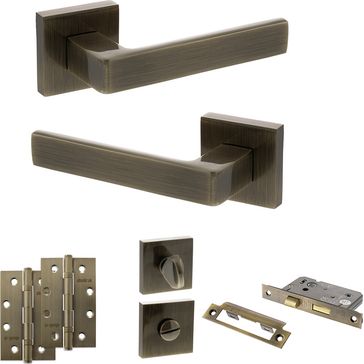 STATUS Montana Door Handle Pack (Bathroom Set)