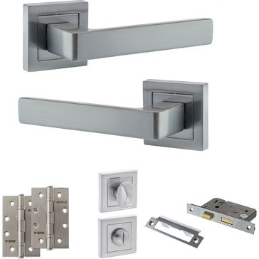 STATUS Montana Door Handle Pack (Bathroom Set)