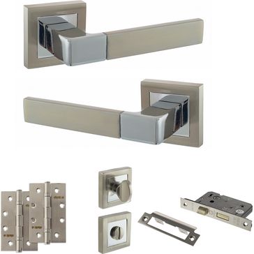 STATUS Montana Door Handle Pack (Bathroom Set)
