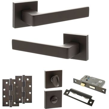 STATUS Montana Door Handle Pack (Bathroom Set)
