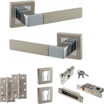 STATUS Montana Door Handle Pack (Euro Lock Set)