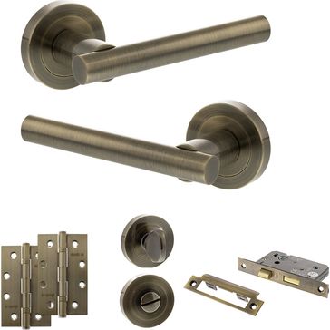 STATUS Nebraska Door Handle Pack (Bathroom Set)