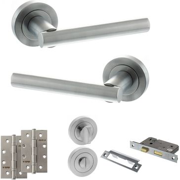 STATUS Nebraska Door Handle Pack (Bathroom Set)