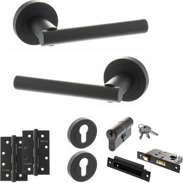 STATUS Nebraska Door Handle Pack (Euro Lock Set)