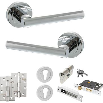 STATUS Nebraska Door Handle Pack (Euro Lock Set)