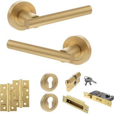 STATUS Nebraska Door Handle Pack (Euro Lock Set)