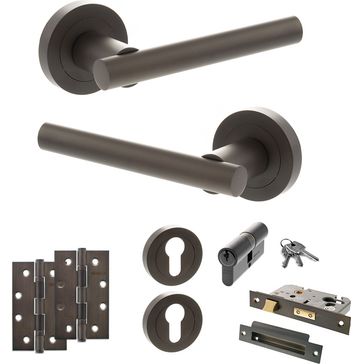 STATUS Nebraska Door Handle Pack (Euro Lock Set)