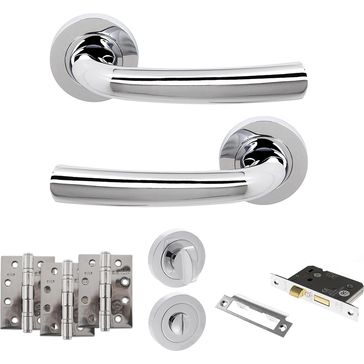 STATUS Nevada Door Handle Pack (Bathroom Set) alternative