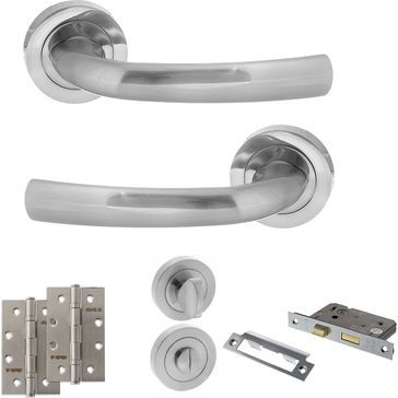 STATUS Nevada Door Handle Pack (Bathroom Set)