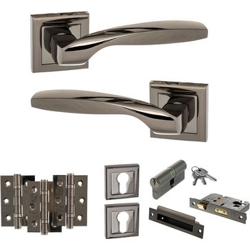 STATUS Oklahoma Door Handle Pack (Euro Lock Set)
