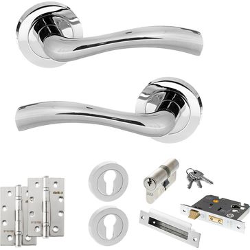 STATUS Texas Door Handle Pack (Euro Lock Set)