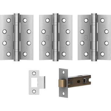LPD Fire Door Hinge &amp; Latch Pack
