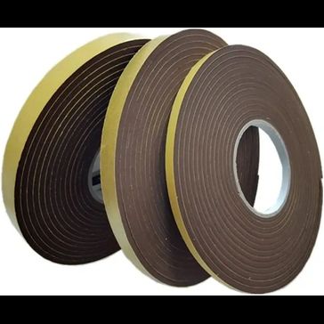 PVC Double Sided Black Foam Glazing Tape (12mm x 3mm x 25m)