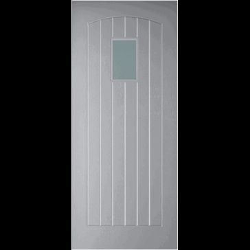 Thermawood Devon Grey Primed - External Thermal Rated Door