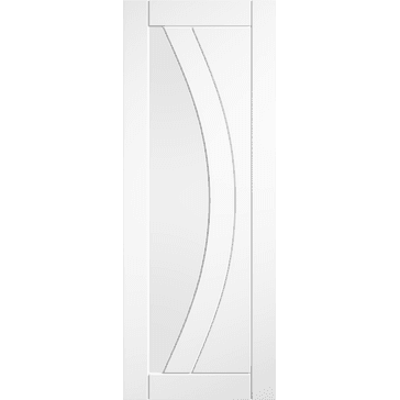 LPD White Primed Girona Clear Glazed Door