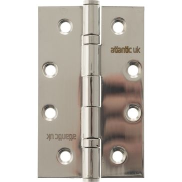 Atlantic 4 Inch Slim Knuckle Ball Bearing Hinge (Pair)