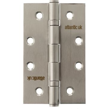 Atlantic 4 Inch Slim Knuckle Ball Bearing Hinge (Pair)