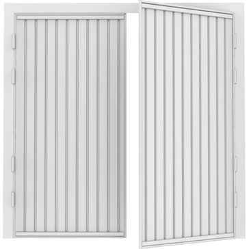 Side Hinged Garage Door (Frame Included)